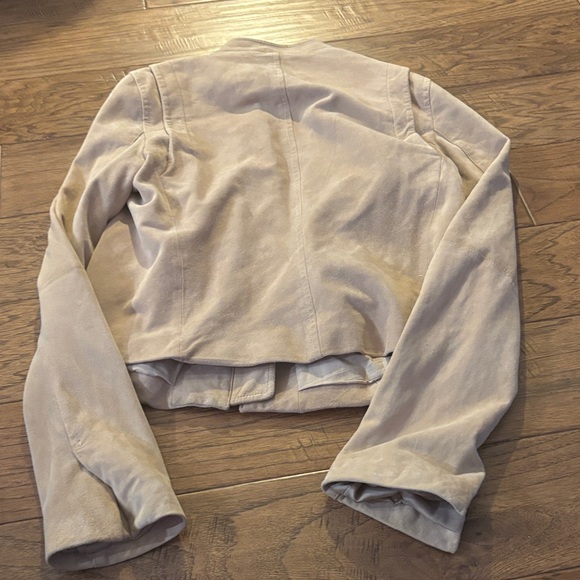 Vince Lambskin Women's Cream/Pink Jacket- absolutely gorgeous! - Picture 7 of 8